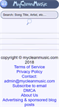 Mobile Screenshot of mycleanmusic.com