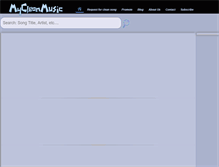 Tablet Screenshot of mycleanmusic.com